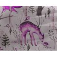 thumbnail image 5 of oneOone Georgette Viscose Purple Fabric Deer Sewing Material Print Fabric By The Yard 42 Inch Wide, 5 of 5