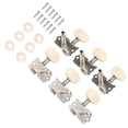 thumbnail image 1 of FLAMEEN Ouvert Bouton de Corde de Guitare, Bouton de Corde de Guitare, 6pcs Bouton de Corde de Guitare Simple Trou Colonne d'Acier Tête Carrée Instrument Folk Tuning Chevilles, 1 of 8