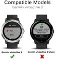 thumbnail image 2 of [2+1 Pack] Compatible Garmin Vivoactive 3 Housse avec Protecteur d'Écran, Soft TPU Plaqué Anti-Rayures, 2 of 5