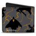 thumbnail image 2 of Black Adam Silhouette Action Poses Bi-Fold Wallet, 2 of 3