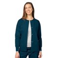 thumbnail image 1 of Adar Uniformes Médicaux Universels pour Femmes - Veste d'Échauffement à Col Rond, 1 of 7