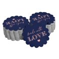 thumbnail image 1 of Inkdotpot Made With Love Text Bottle Tag Real Rose Gold Foil Favor Hang Tags 100 Pack, 1 of 6
