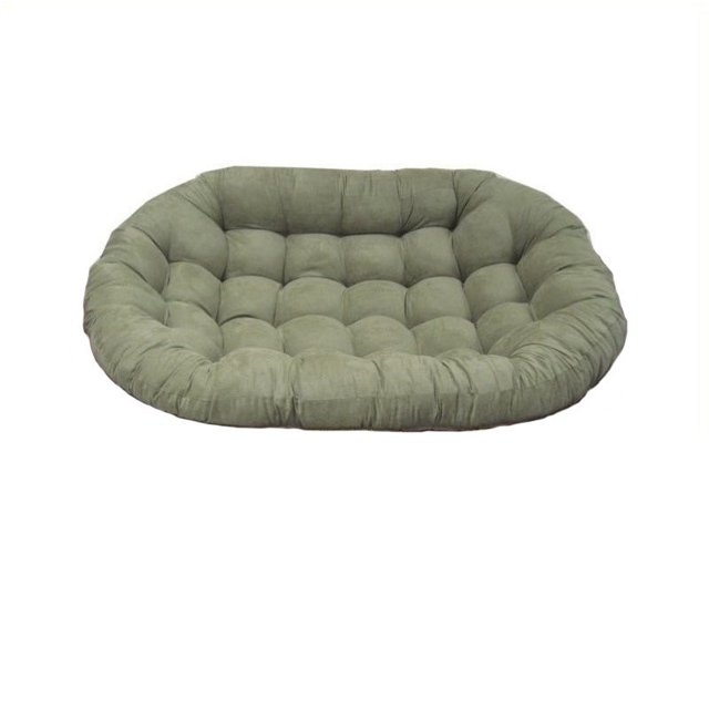Blazing Needles Oversize Double Papasan Micro Suede Cushion-Sage