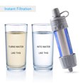 thumbnail image 2 of Graflsoa Dual-Pack K8625 Portable Water Filter Straw for Outdoor Adventures - Army Green & Grey, Compact & Lightweight Design for Camping, Hiking, and Emergency Use, 2 of 6