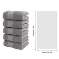 thumbnail image 2 of Maplenight 5-Pack 100% Cotton Hand Towels Set for Bathroom Thick Soft Absorbent Towel Set, Face Wash & Shower Towels Massage Towels for Spa, Gym, Home Use Purple, 2 of 6