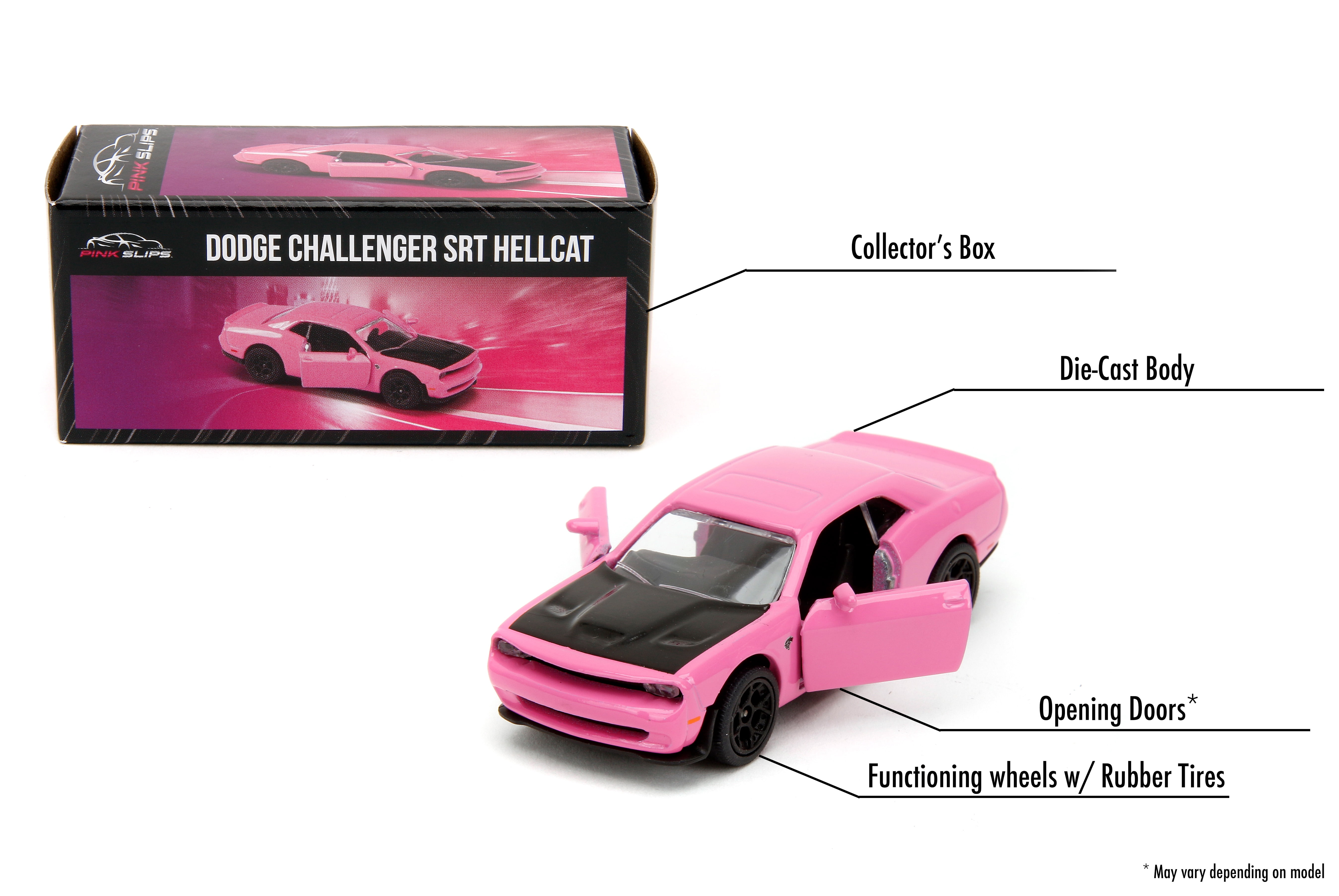 Jada Toys Pink Slips 1:64 Die-Cast Car Model Vehicles, 2oz(One