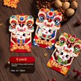 thumbnail image 3 of 6pcs Red Envelopes Spring Festival Chinese New Year Packet Red Envelopes Spring Festival Money Greetings Paper Cute Pouch Envelope Packing Cartoon Lucky NO1, 3 of 9