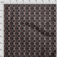 thumbnail image 3 of oneOone Cotton Silk Fabric Leaves & Floral Block Printed Craft Fabric BTY 42 Inch Wide, 3 of 4