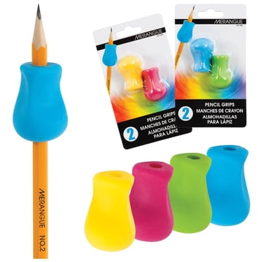 Merangue Pencil Grips, Assorted, 12 Pack