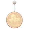 thumbnail image 1 of 3D Hanging Light LED String Lamp Lighting Decoration Christmas Light for Home Bedroom Room Merry Christmas 2, 1 of 10