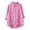 Pink, variant on Bwiyojiz Fashion Clothing Sizes S-XXL 60%Cotton,40%Linen Women's Tops, Tees & Blouses Summer V Neck Leisure Three-quarter Sleeve Solid, Gifts for Family, Blue, XL