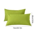 thumbnail image 3 of Body Pillowcase Set | Cooling Pillow Cover for Hot Sleepers | Temperature Regulating Full Length Pillow Protector | 2 Pack Breathable Polyester Pillow Case for Night Sweats and All Season Use, 3 of 6