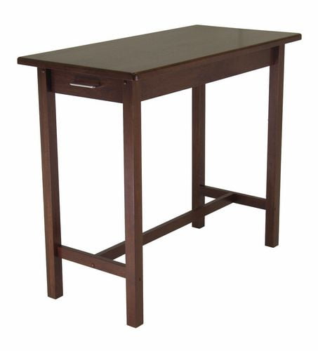 Winsome Ensemble de table de petit-déjeuner 3 pièces Sally avec 2 tabourets à pieds carrés