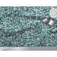 thumbnail image 2 of Soimoi polyester Crepe Fabric Leaves,Bird & Rose Flower Fabric Prints By Yard 42 Inch Wide, 2 of 3
