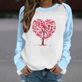 thumbnail image 1 of Meichang Chandails pour Femmes Chandail de la Saint-Valentin pour Femmes Chandail Graphique Cœur d'Amour Manches Longues Col Rond Chandail de Fête en Liquidation Cadeaux de la Saint-Valentin, 1 of 4
