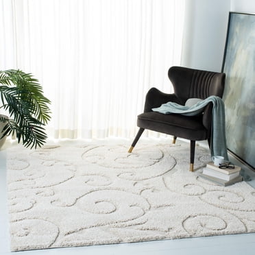 SAFAVIEH Florida Douglas Floral Vines Shag Area Rug
