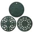 thumbnail image 1 of Silicone Trivets for Hot Pots and Pans Silicone Trivet Mat Set with 3 Carved Patterns Hot Pot Holder Hot Pads Kitchen Pans and Pots Set Hot Pads Pot Holders, 1 of 4