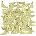 thumbnail image 1 of jifeng 100 Pieces Metal Book Corner Protectors Protection Folders Bags Corner Guard Gold, 1 of 9