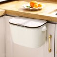 thumbnail image 2 of Birdeem Household Kitchen Garbage Storage Bin Desktop Hanging Tea Dregs Trash Can with Lid Kitchen Wall-Mounted Trash Can, 2 of 12