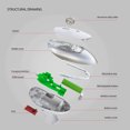 thumbnail image 2 of New wireless Bluetooth three mode mouse rechargeable 2.4G silent key wireless mouse PC, 2 of 6