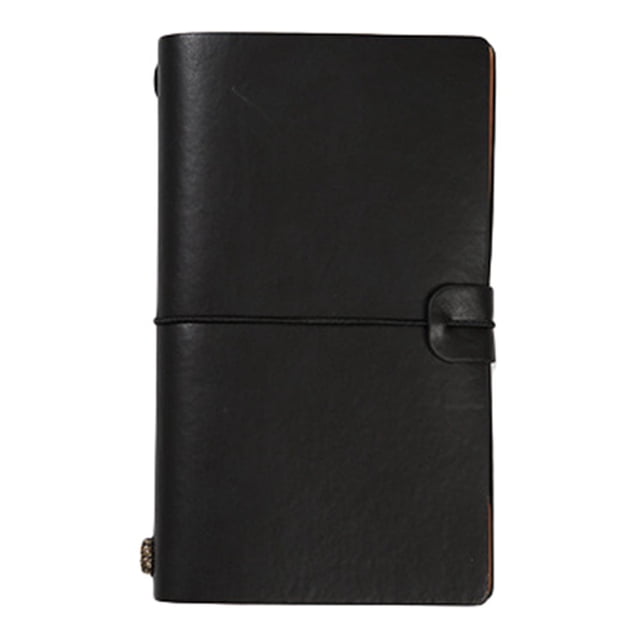 Carnet de Voyage Journal Carnet à Feuilles Mobiles Porte-Stylo Livre de Records Papeterie
