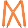 thumbnail image 1 of Mens Elastic X-Back Adjustable Straight Clip On Suspenders - Orange (Regular 46" Long), 1 of 1