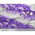 thumbnail image 3 of Soimoi Rayon Fabric Clouds & Flying Swift Bird Decor Fabric Printed Yard 56 Inch Wide, 3 of 3
