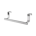 thumbnail image 1 of XZNGL Fall Kitchen Towels Bathroom Door Hooks Small Bathroom Cabinet Stainless Steel Single Pole Double-Layer Towel Rack Kitchen and Bathroom Non Perforated Towel Rack Cabinet Door Back Hanging Rack, 1 of 1