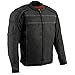thumbnail image 3 of Milwaukee Leather MPM1740 Men's Black Vented Textile Jacket with Reflective Stripes - 2X-Large, 3 of 4