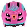 thumbnail image 3 of Protection Intégrale de Sécurité pour Vélo Enfant, Planche à Roulettes, Patinage en Ligne, Sports, Protège-Tête avec Feu Arrière et Mentonnière Détachable, Rose, 3 of 7