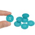 thumbnail image 4 of Unique Bargains Boutons de Couture Ronds en Résine Bleue à 4 Trous (Lot de 100), 4 of 5