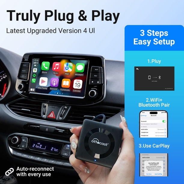 Ottocast Car TV Mate Max 2K HDMI Input Converter for Amazon Fire