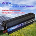thumbnail image 2 of Pure Sine Wave Inverter 1000W 1600W 2000W DC 12V / 24V 50Hz 60Hz Power Inverter Home Car Converter Solar Energy, 2 of 7