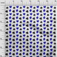 thumbnail image 3 of oneOone Velvet Blue Fabric Poker Card Sewing Craft Projects Fabric Prints By Yard 58 Inch Wide, 3 of 4