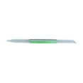 thumbnail image 2 of Dual Ended Glass Cuticle Pusher Reusable Precision Filing Etched Surface Washable Cuticle Trimmer Nail File for Nail Salons Home Women Green, 2 of 7