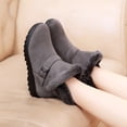 thumbnail image 4 of Bottes pour Femmes Grande Taille Isolation Extérieur Bottes de Neige pour Femmes Bout Rond Chaussures à Enfiler Décontractées Bottes à Fermeture Éclair Bottes pour Femmes en Liquidation, 4 of 9
