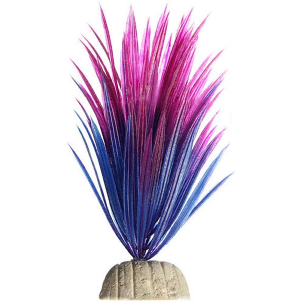 ZZkhGO Aquarium Landscapes Simulation Plants, Fish Tank Aquatic Plants Decoration, Plastic Green Plants Ornament for Aquarium Decor