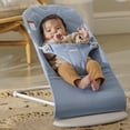 thumbnail image 2 of BabyBjorn Bouncer Bliss, Tissé, Courtepointe Pétale, Bleu, 2 of 4