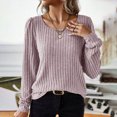 thumbnail image 1 of Simua Women's Casual Crew Neck Pullover Sweater Raglan Long Sleeve Solid Color Tops Loose Sweatshirt, 1 of 9