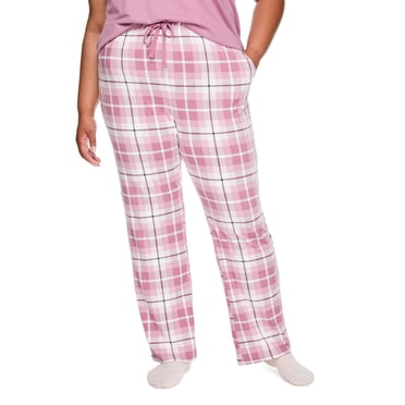 Pantalon de pyjama en jersey à effet de peau de pêche George Plus pour femmes