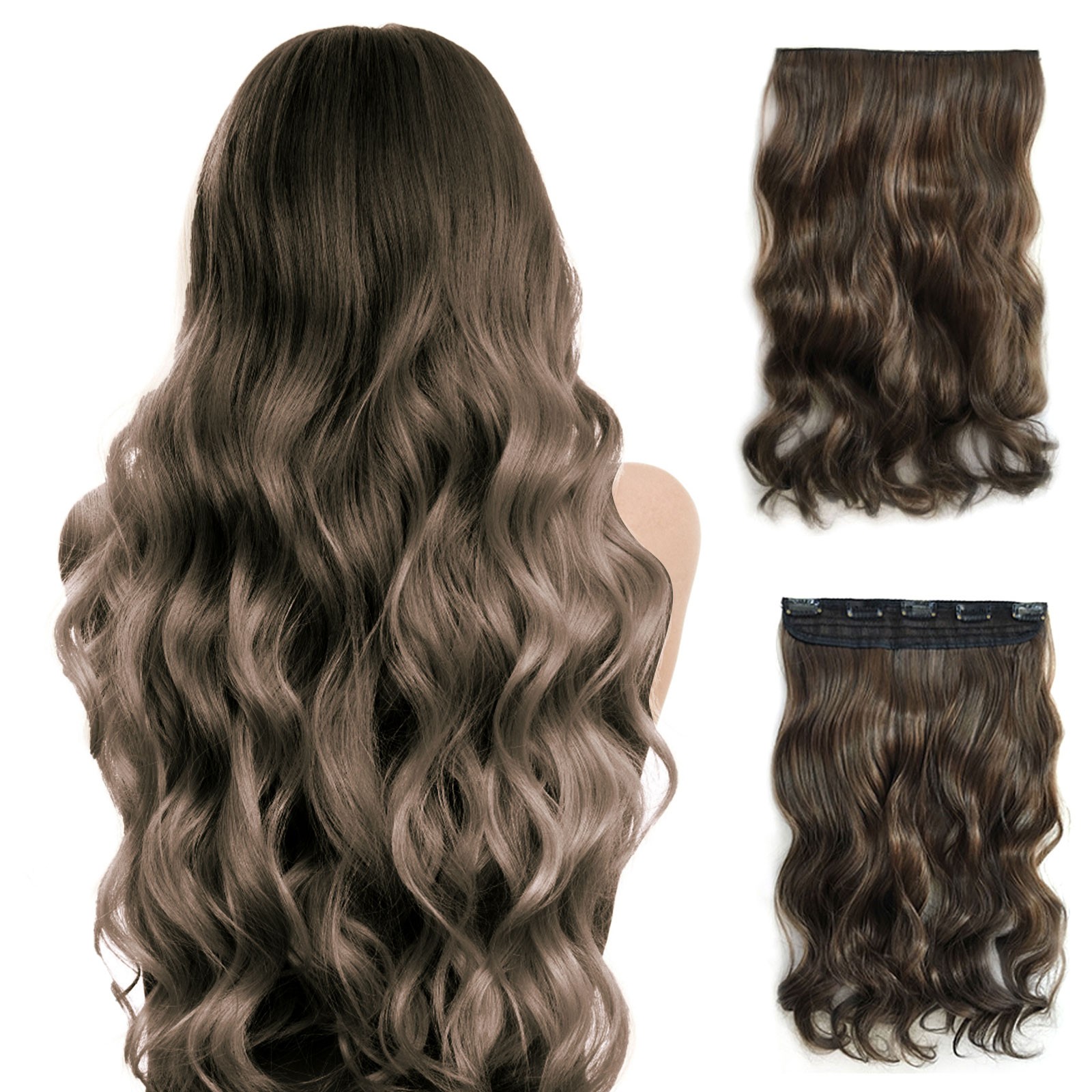 Ce Produit Est une Rallonge de Cheveux Luxueuse de 22 Pouces de Long à Brancher, Qui Rend Vos Cheveux Plus Fournis et Plus Longs d'Une Manière Invisible et Douloureuse., Attrape les Cheveux
