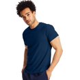 thumbnail image 1 of Hanes T-Shirt à Manches Courtes Col Rond X-Temp pour Hommes Lot de 2, S, Marine, 1 of 1