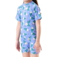 thumbnail image 3 of Kid Girls Swimming Bathing Suit Rash Guard Cartoon Sun Protection Long Sleeve Bathing Suits XL, 3 of 7