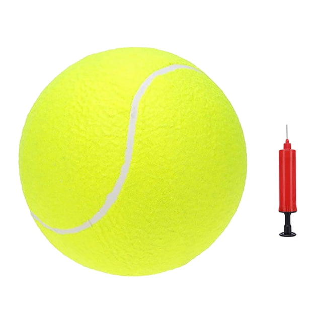 Hearth & Gear Large Tennis For Dogs Carry A Inflator 2025 Pet Interactive Training Tennis Toy Funny Outdoor Dog Toy For Large Medium Small Dogs Birthday (9.5 Inch) Cat Tote Squeaky Rubber Dog with