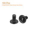 thumbnail image 3 of Unique Bargains Flanged Button Head Socket Cap Screws, 100 Pack M5x10mm 304 Stainless Steel Bolts, 3 of 5