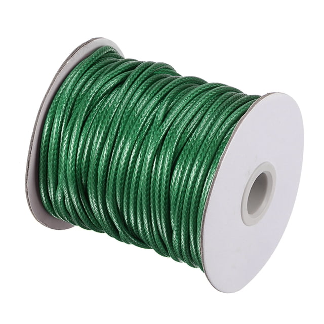 Unique Bargains Beading Thread Bracelet Weave Bead Craft Cord 3mm 39M/Roll (42-Yards) Decorative String, Green