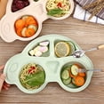 thumbnail image 1 of Ynlkorvg Tableware Baby Toddler Divided Plates Durable Cartoon Dinner Plate Non Slip Kids Tray, 1 of 3