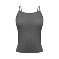 thumbnail image 4 of Birdeem Mode Femmes Uni Col Rond Sans Manches Camisole Débardeur Vêtements d'Été, 4 of 10