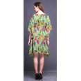 thumbnail image 3 of Bimba Kaftan Fleuri pour Femmes, Tenue d'Intérieur de Vacances, Robe Midi, Couvre-Maillot de Plage - 4X-5X, 3 of 5