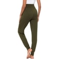 thumbnail image 3 of Maternity Womens Solid Color Casual Pants Stretchy Comfortable Lounge Pants, 3 of 7